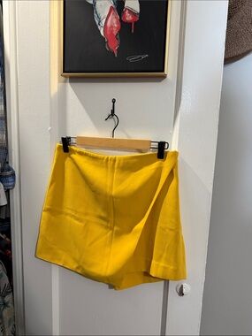 Express Bright Yellow Women's Skort